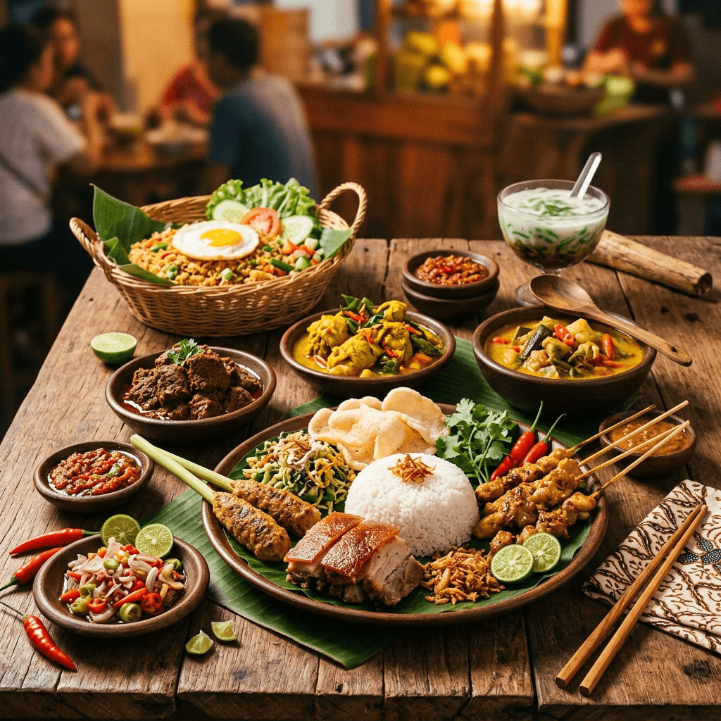 Hidangan Saung Bunga